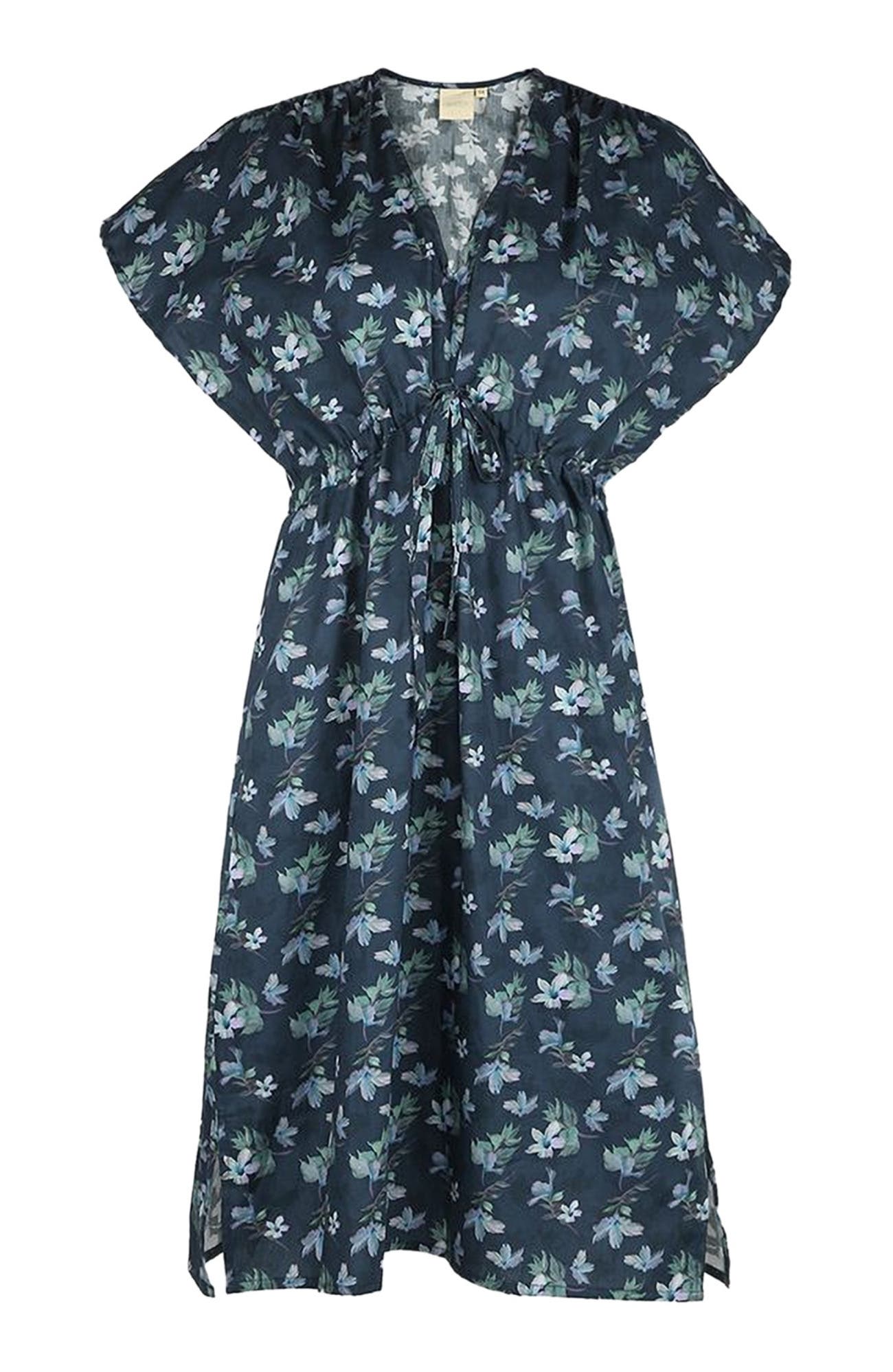 Short Wrap Dress Midnight Florals - image 2