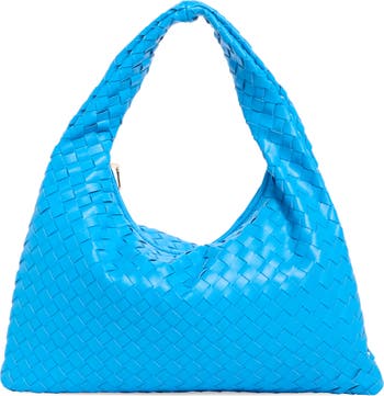 Woven Hobo Shoulder Bag