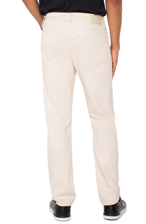 Liverpool Kingston Modern Straight Leg Jeans In White