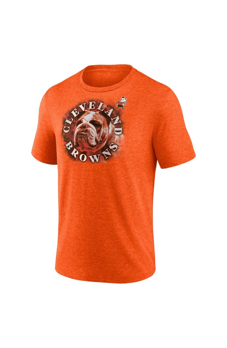 FANATICS Men's Fanatics Branded Heathered Orange Cleveland Browns Tri-Blend Sporting Chance T-Shirt, Alternate, color, 