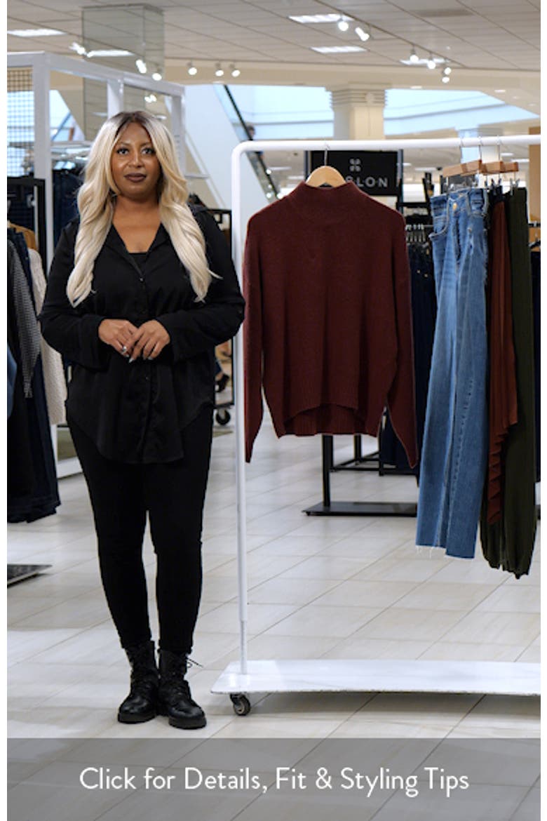Asha Mock Neck Sweater video