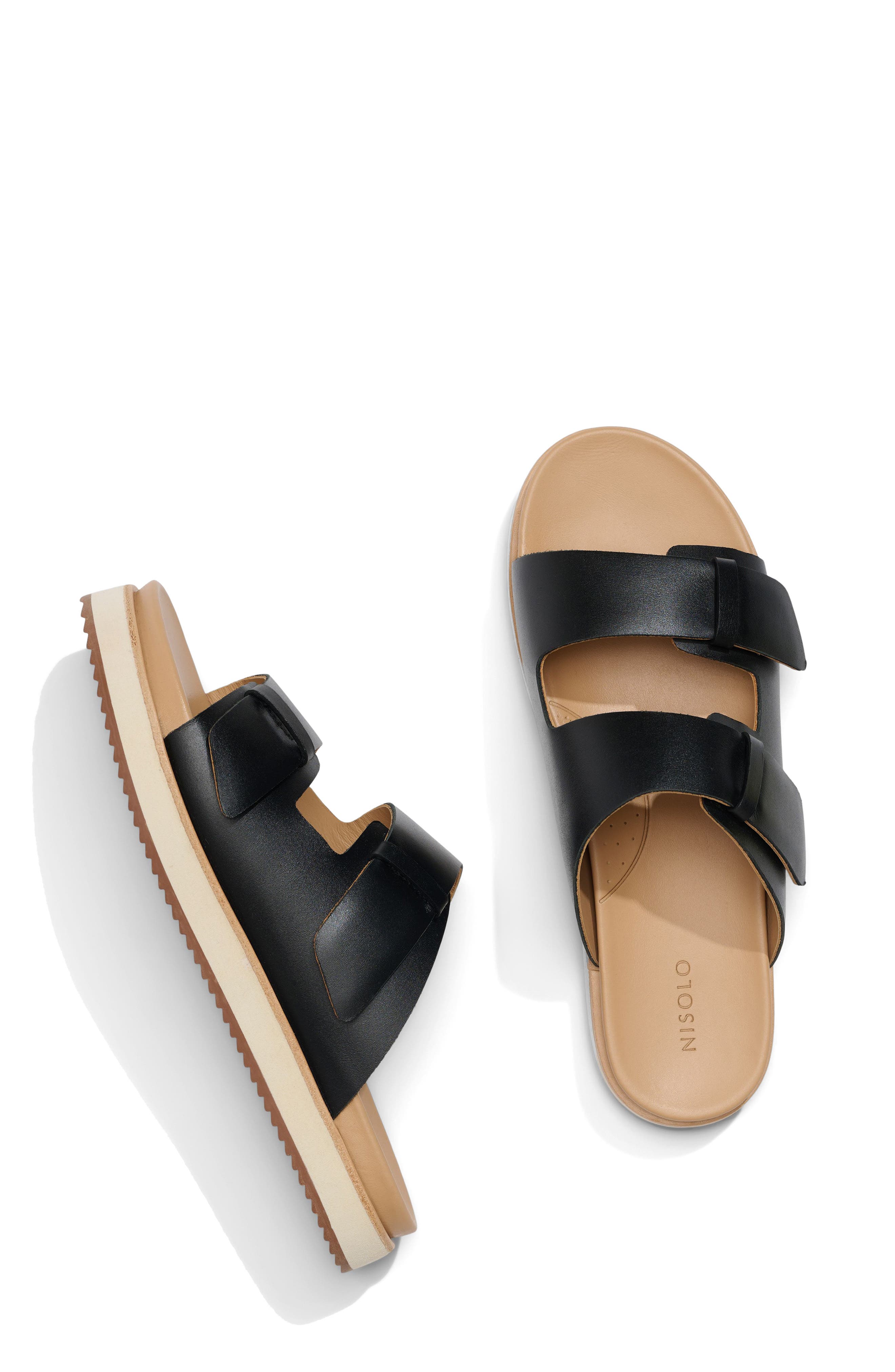 Nisolo Ella Go-To Platform Slide Sandal, Alternate, color, 