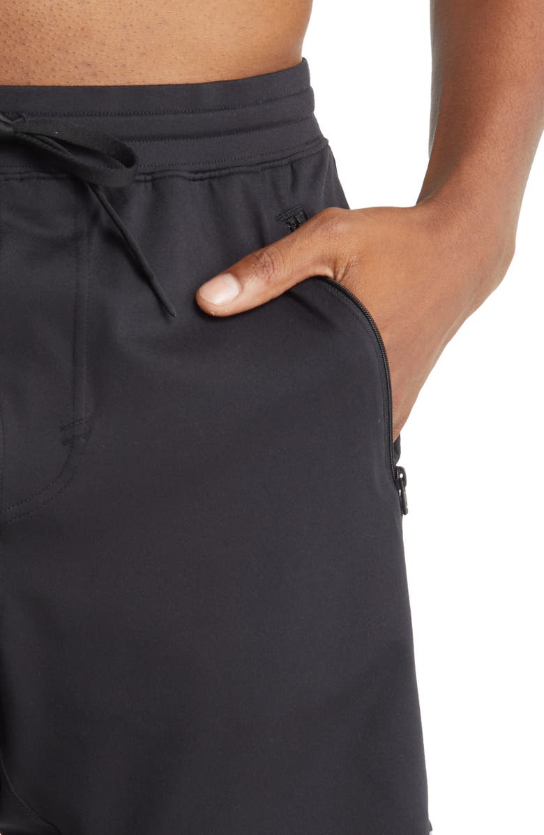 Alo Conquer Workout Shorts, Alternate, color, 