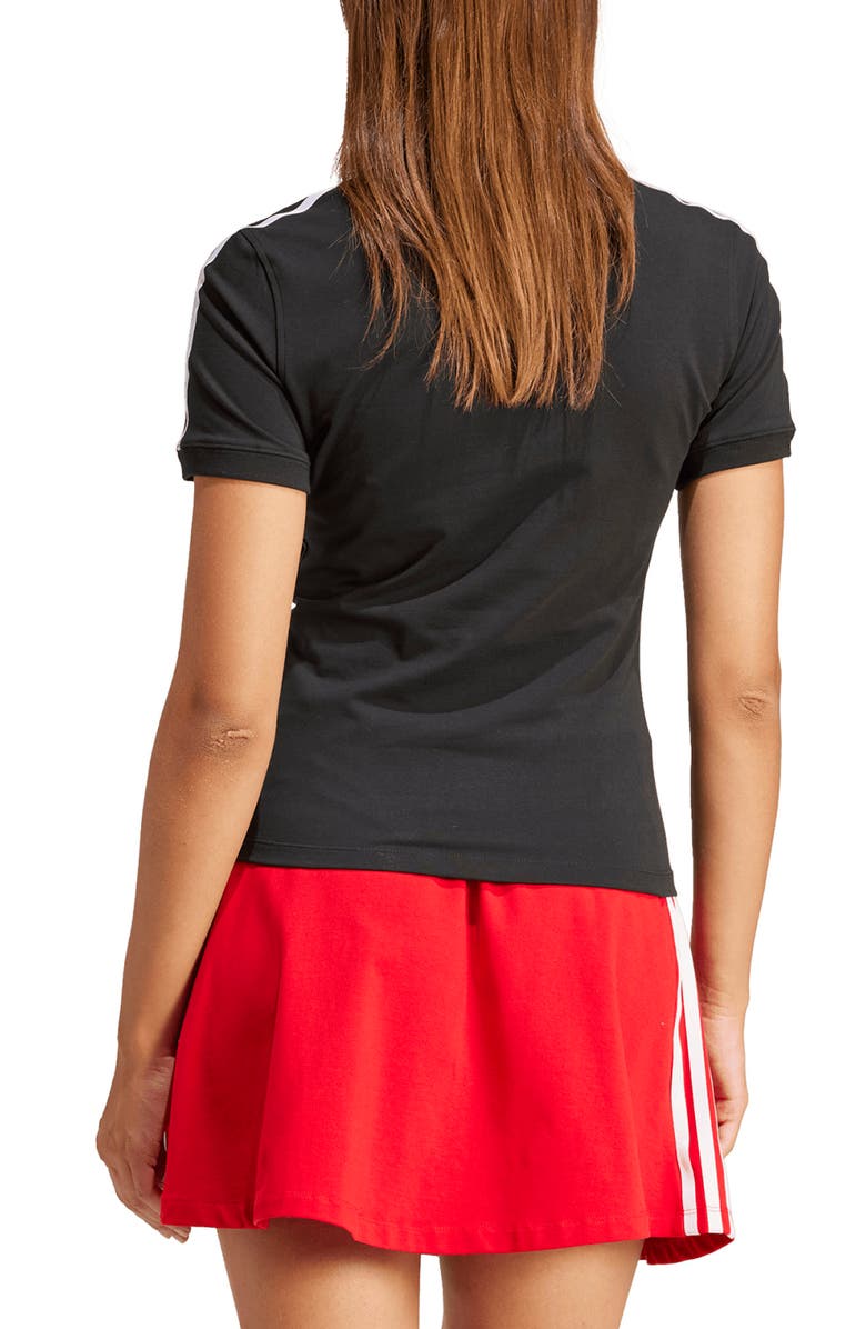 adidas Adicolor 3-Stripes V-Neck T-Shirt, Alternate, color, 