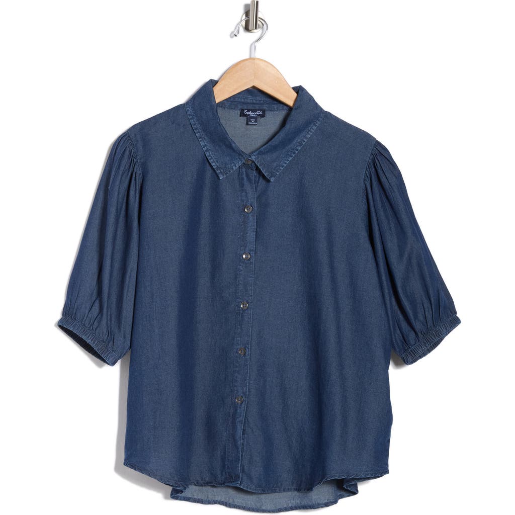 Splendid Indigo Button-up Shirt