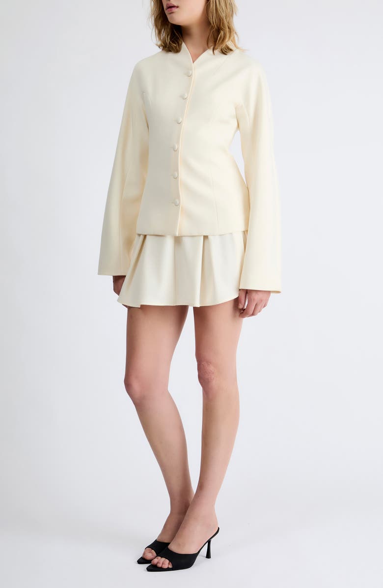 Extro & Vert Felicity Tailored Blazer, Alternate, color, Ivory