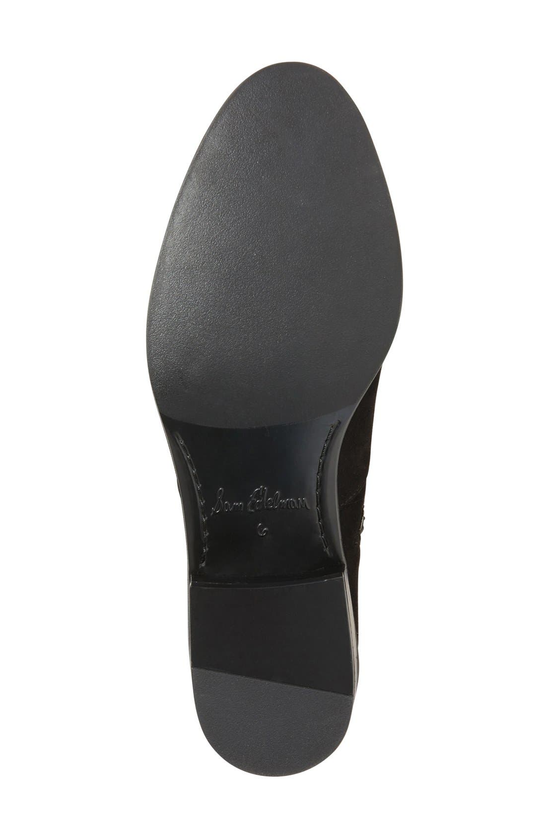 Paloma Over the Knee Boot, Alternate, color, BLACK SUEDE DNU
