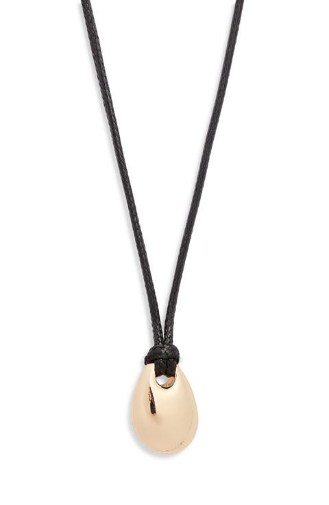 Molten Orb Pendant Necklace