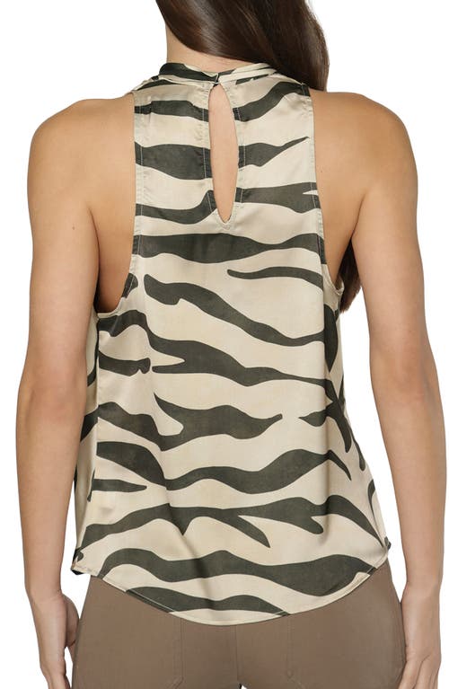 Matty M . Capri Cowl Neck Top In Multi