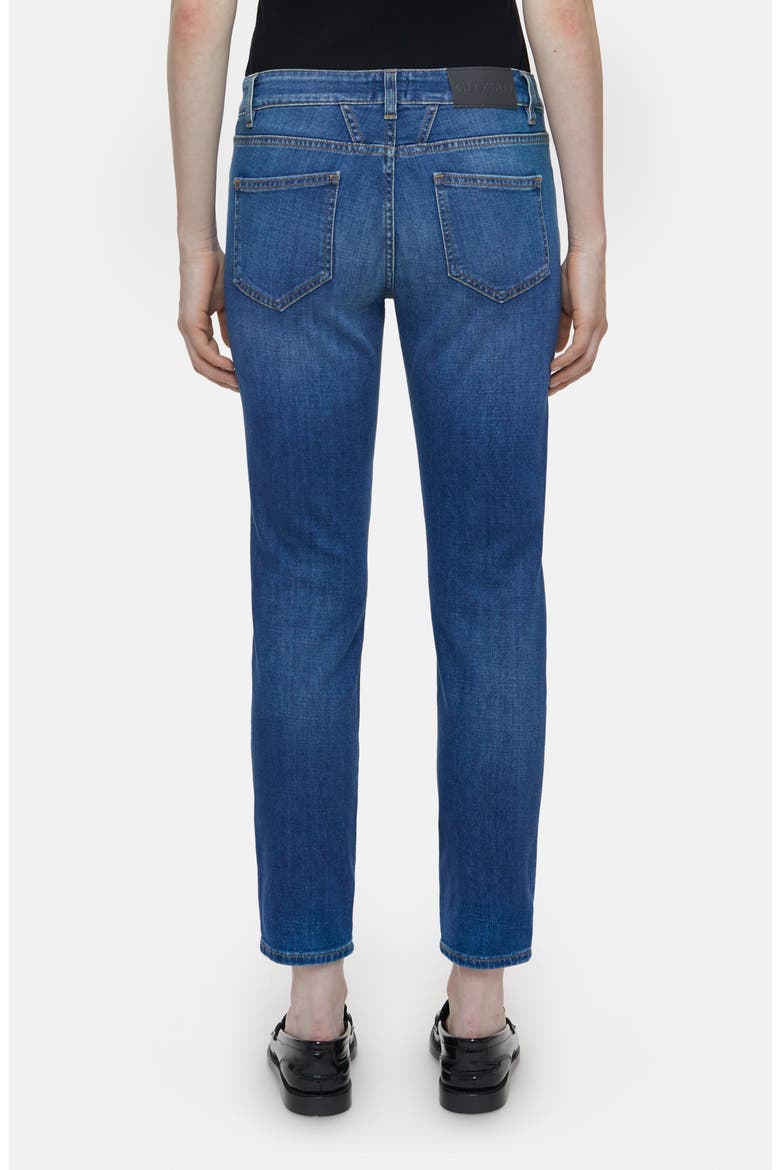 Baker Skinny Jeans, Alternate, color, DARK BLUE