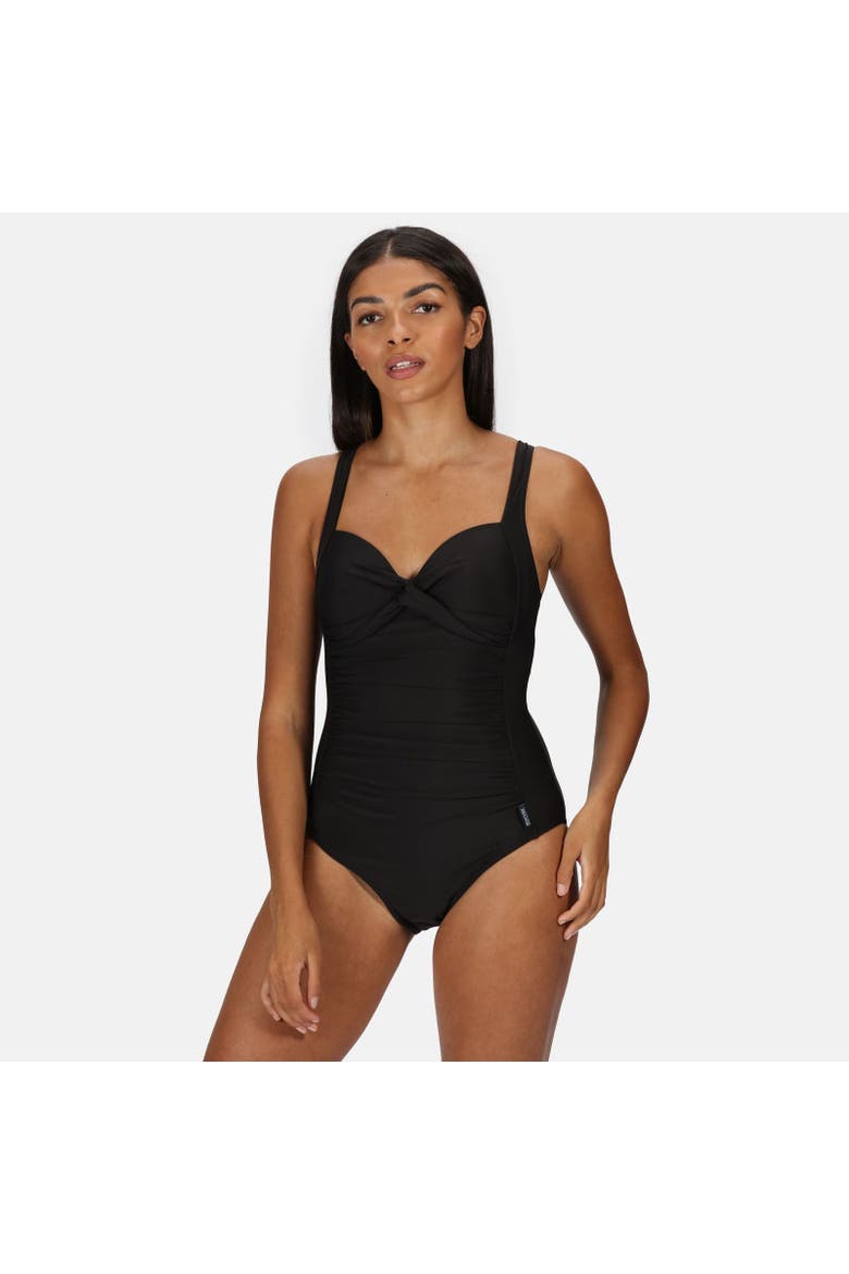 Sakari Swimming Costume, Alternate, color, Black