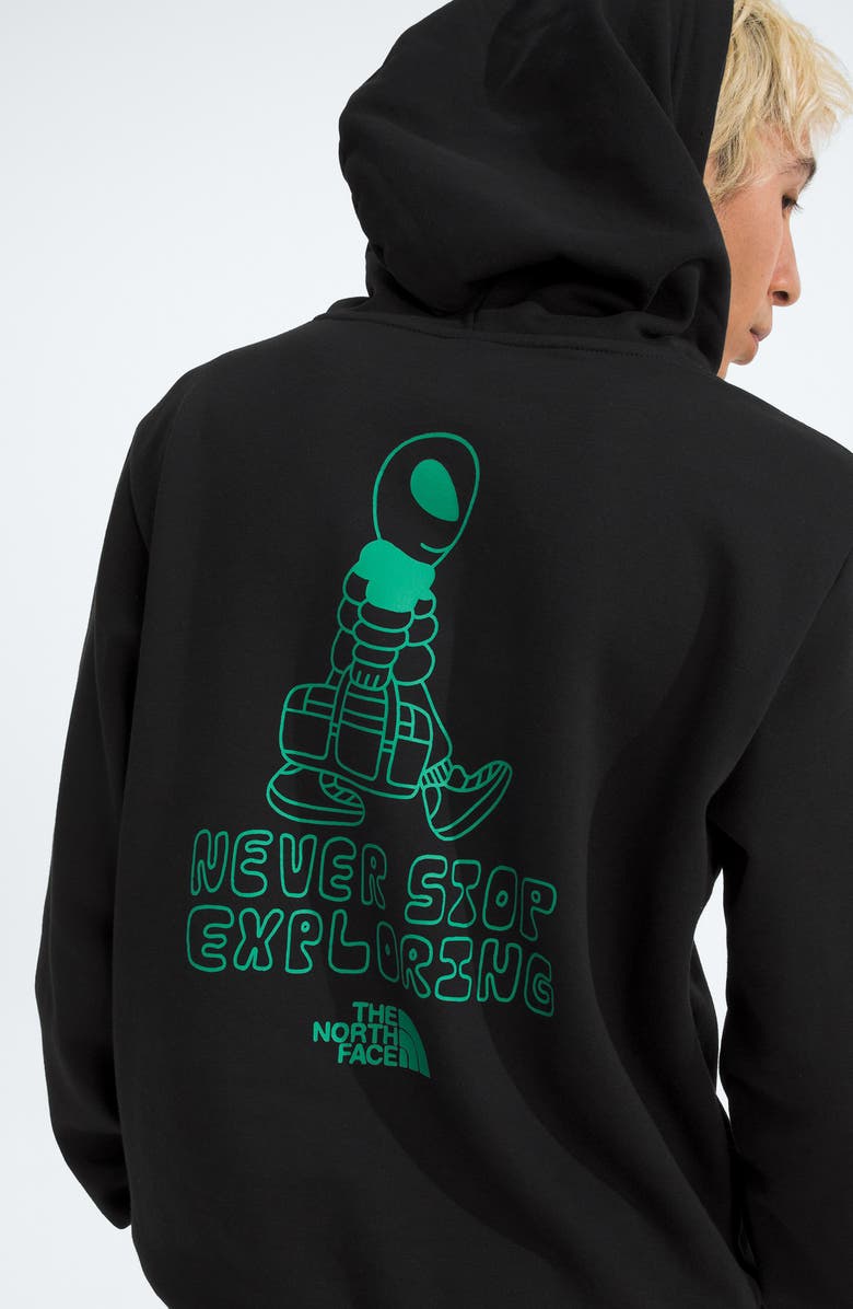 The North Face Celestial Drift Graphic Hoodie, Alternate, color, Tnf Black