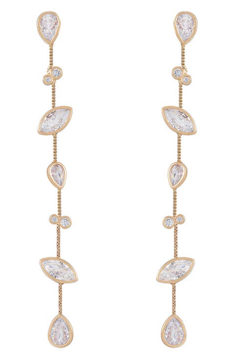 Crystal Linear Earrings