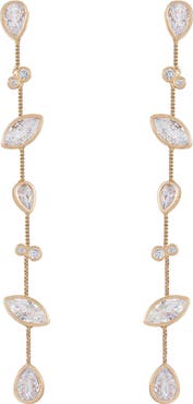 Ettika Crystal Linear Earrings