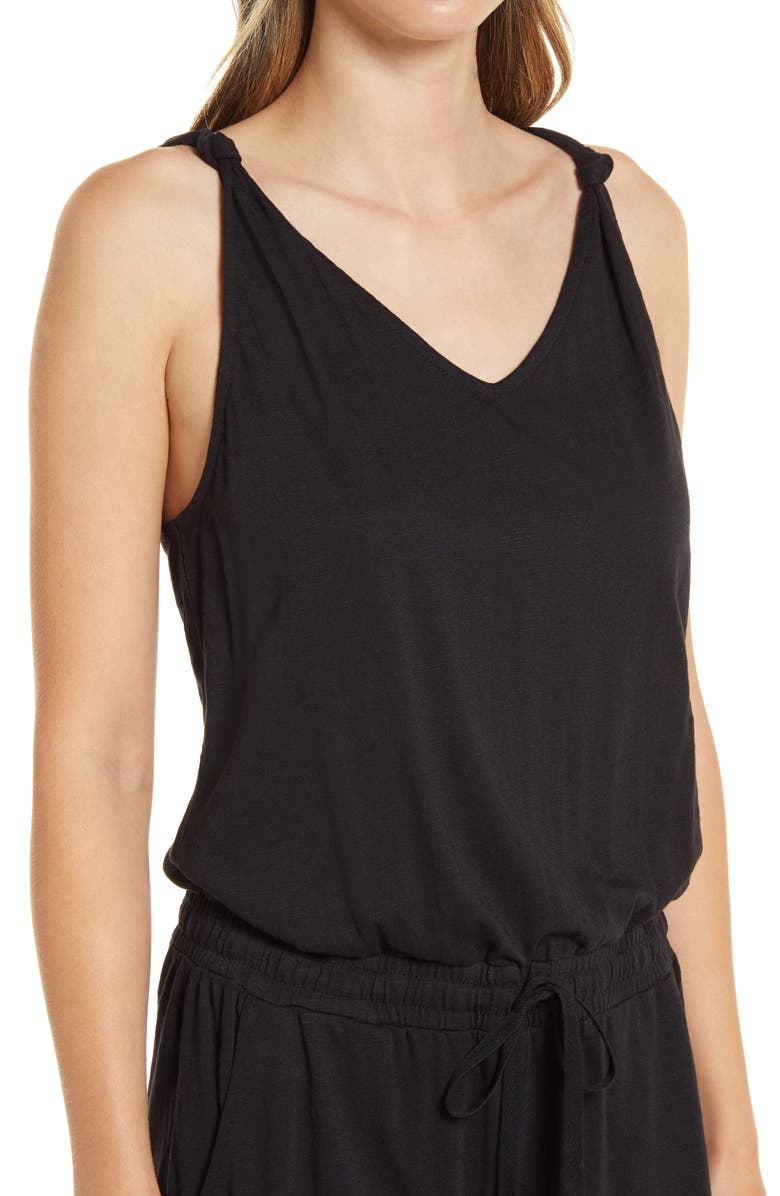 Caslon<sup>®</sup> Pop-On Jersey Jumpsuit, Alternate, color,