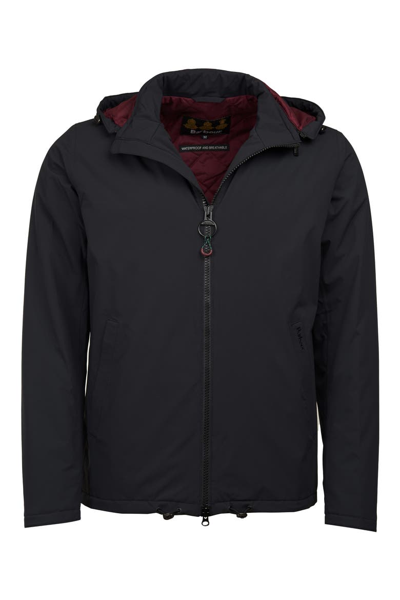 Whitburn Waterproof Jacket, Alternate, color, BLACK