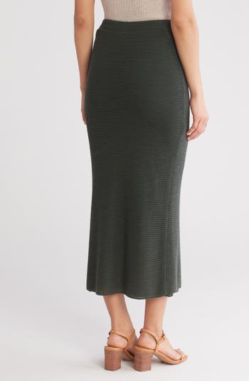 Open Stitch Lined Skirt