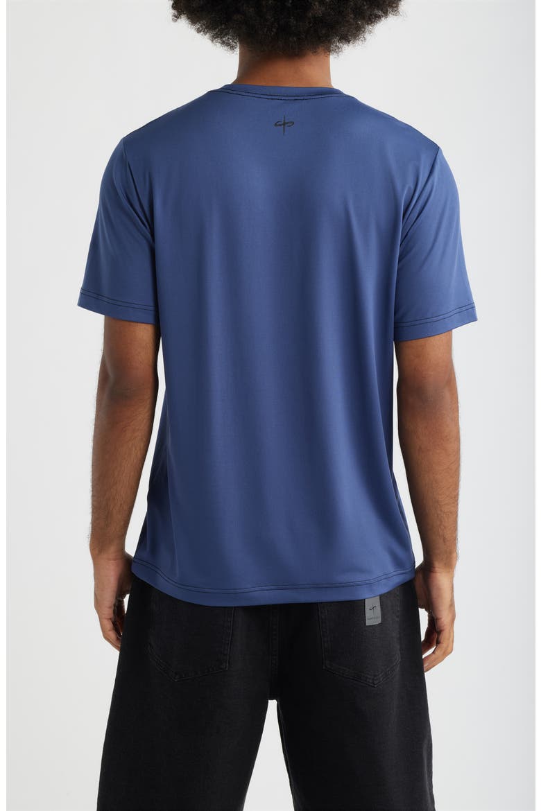 Tempo Wordmark Tech T-Shirt, Alternate, color, BLUE