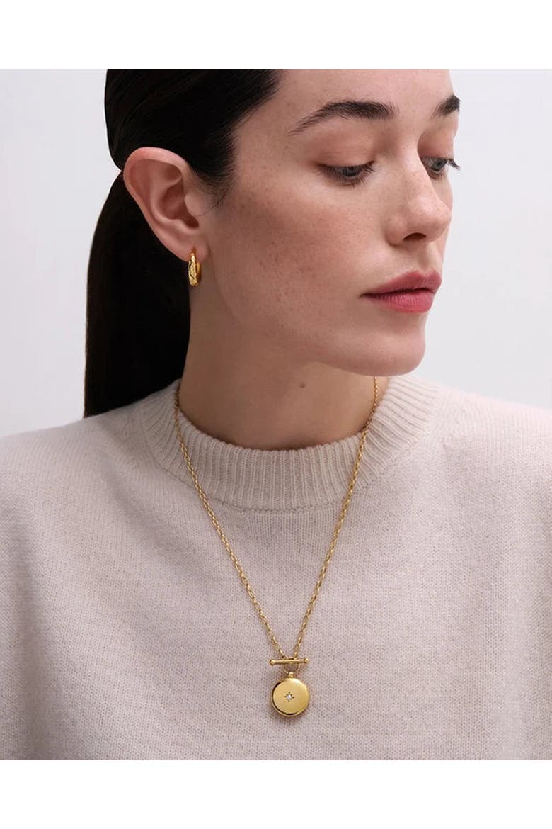 Gold Celestial Tiny Star Hoop Earrings, Alternate, color, Tiny Star