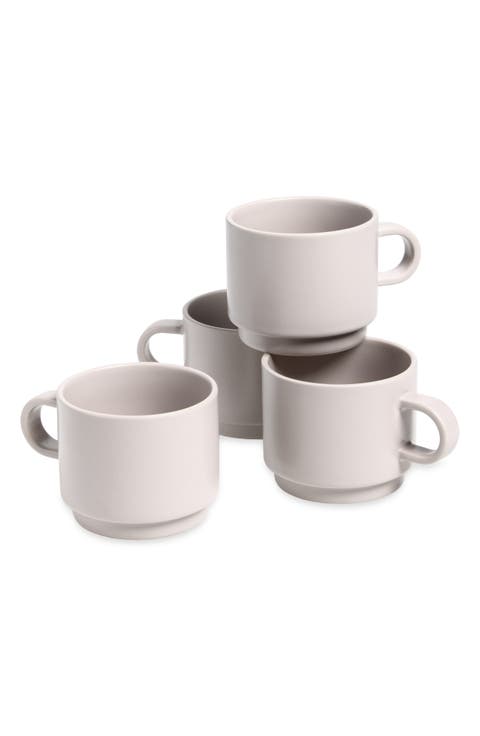 Set of 4 Neu Stoneware Mugs