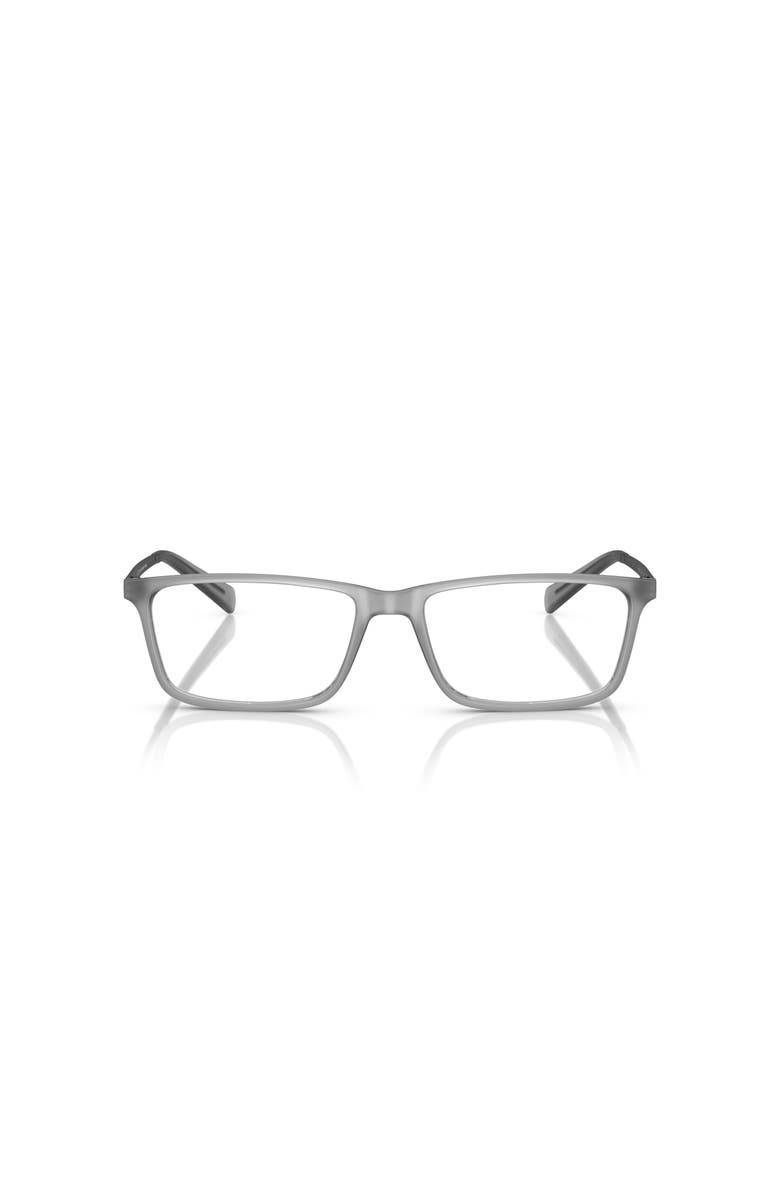 Armani Exchange 55mm Rectangle optical glasses, Alternate, color, Grey