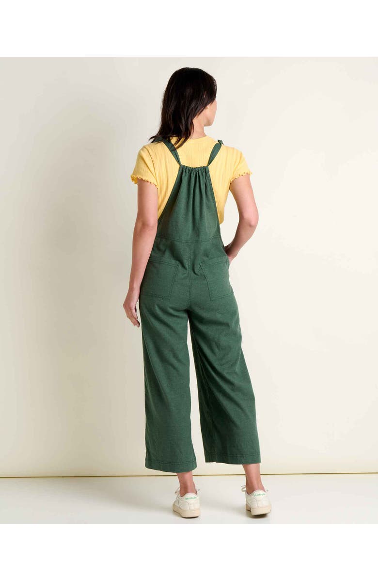 Toad & Co Women's Taj Hemp Overall, Alternate, color, Cilantro