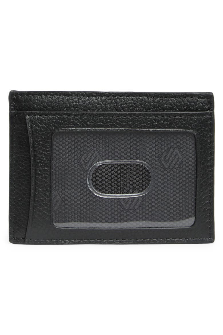 Weekend Leather Cardholder, Alternate, color, BLACK