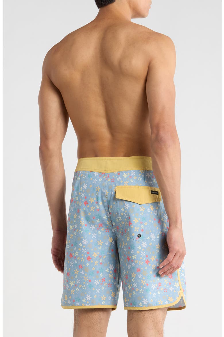 Surfsilk Scallop Ditsy Board Shorts, Alternate, color, ASHLEY BLUE