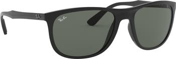 58mm Polarized Gradient Square Sunglasses