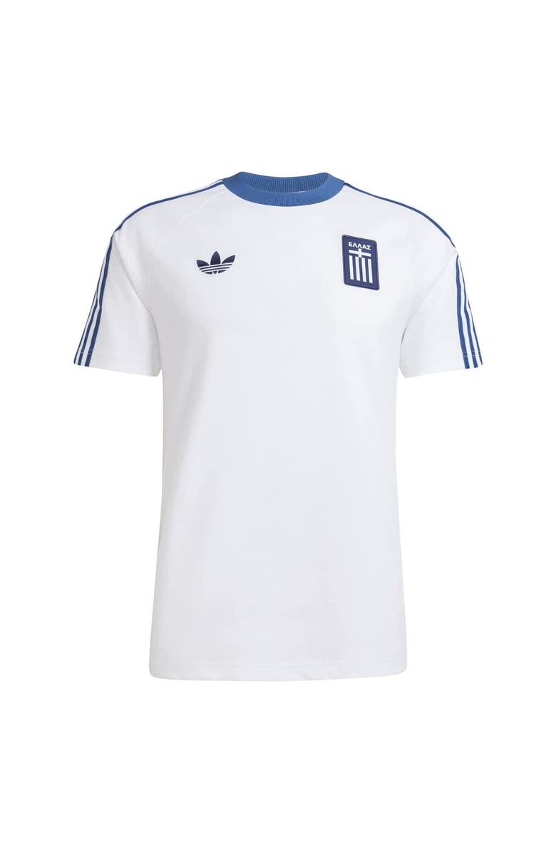 adidas Originals Men's adidas Originals White Greece National Team T-Shirt, Alternate, color, White