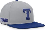 Nike Men's Nike Gray/Royal Texas Rangers Primetime Pro Dri-FIT Snapback Hat