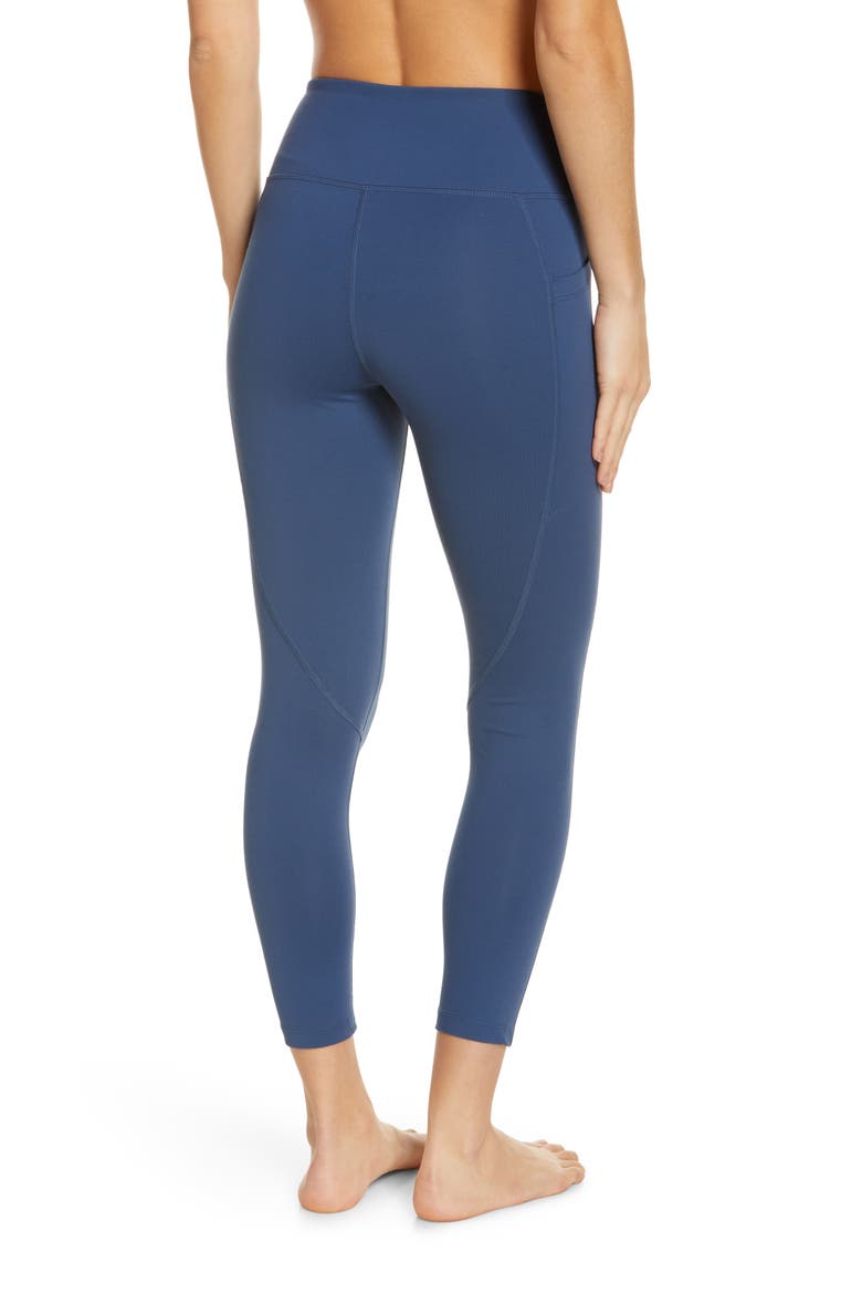 Live In High Waist Pocket 7/8 Leggings, Alternate, color, NAVY DENIM