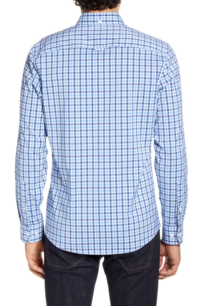 Nordstrom Tech-Smart Trim Fit Check Button-Down Sport Shirt, Alternate, color,