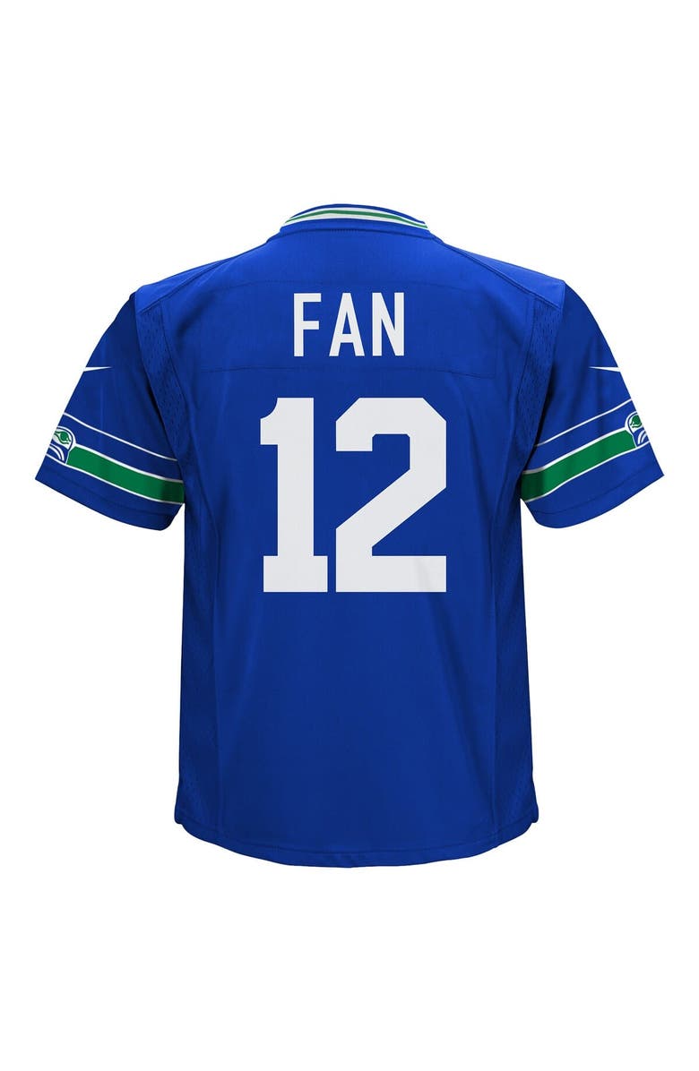 Nike Preschool Nike 12th Fan Royal Seattle Seahawks Alternate Game Jersey, Alternate, color, 