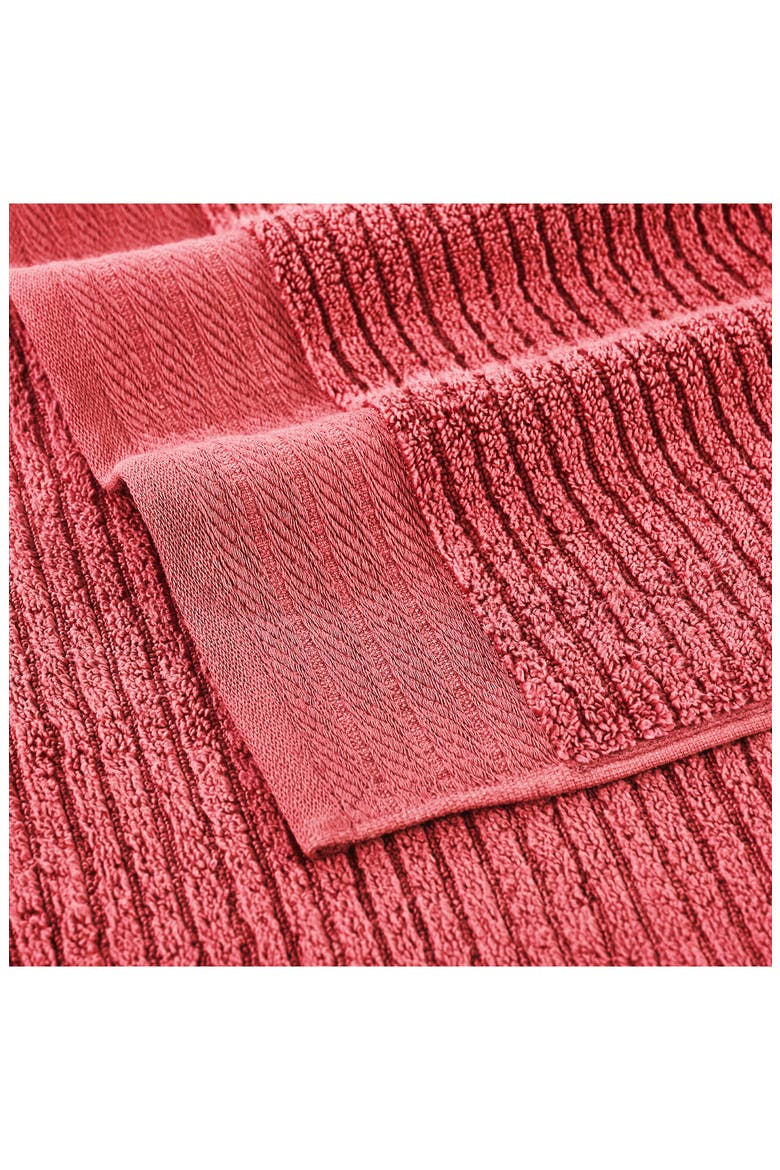 Soft Rib Quick Dry 6-Piece Towel Set, Alternate, color, DUSTY ROSE