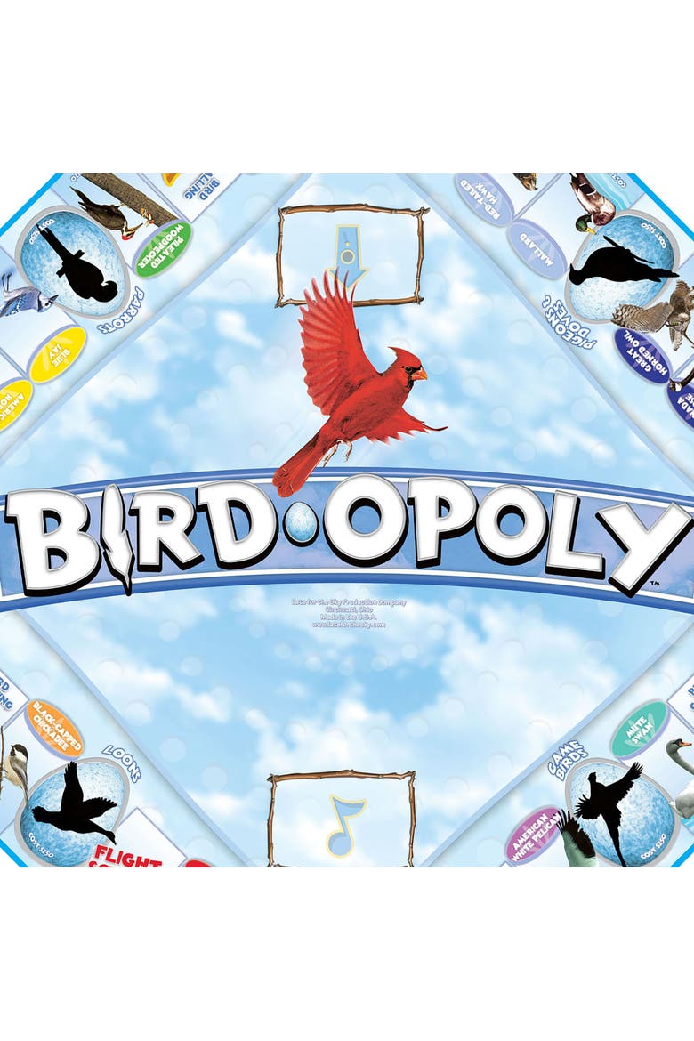 Birdopoly Family Board Game, Alternate, color, Multicolored