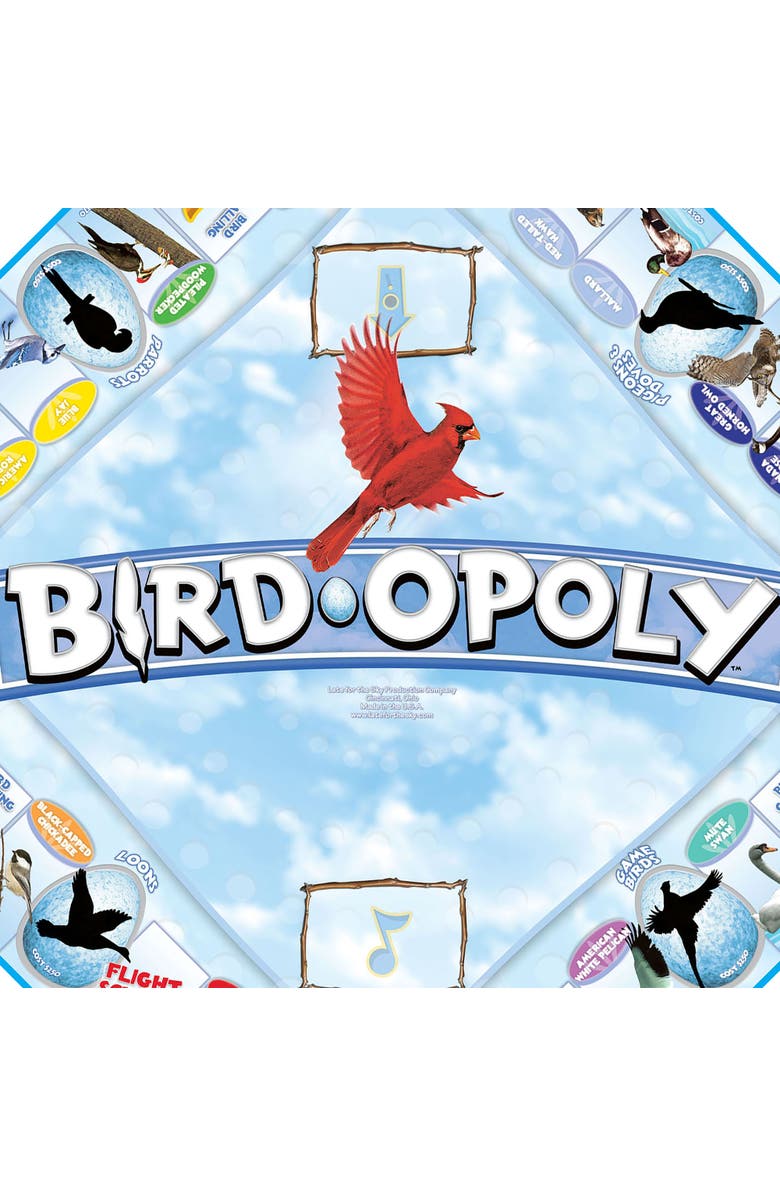 Late for the Sky Birdopoly Family Board Game, Alternate, color, Multicolored