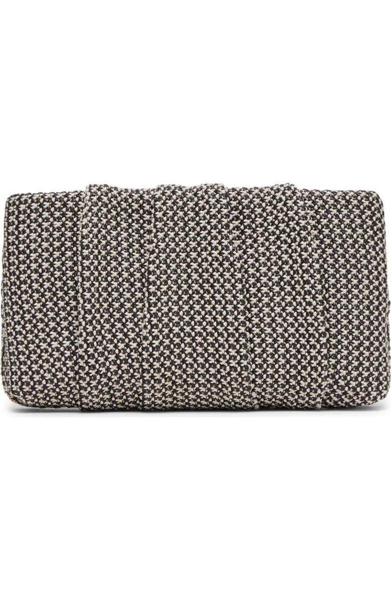Dolce Vita Elowen Raffia Clutch, Alternate, color, Black