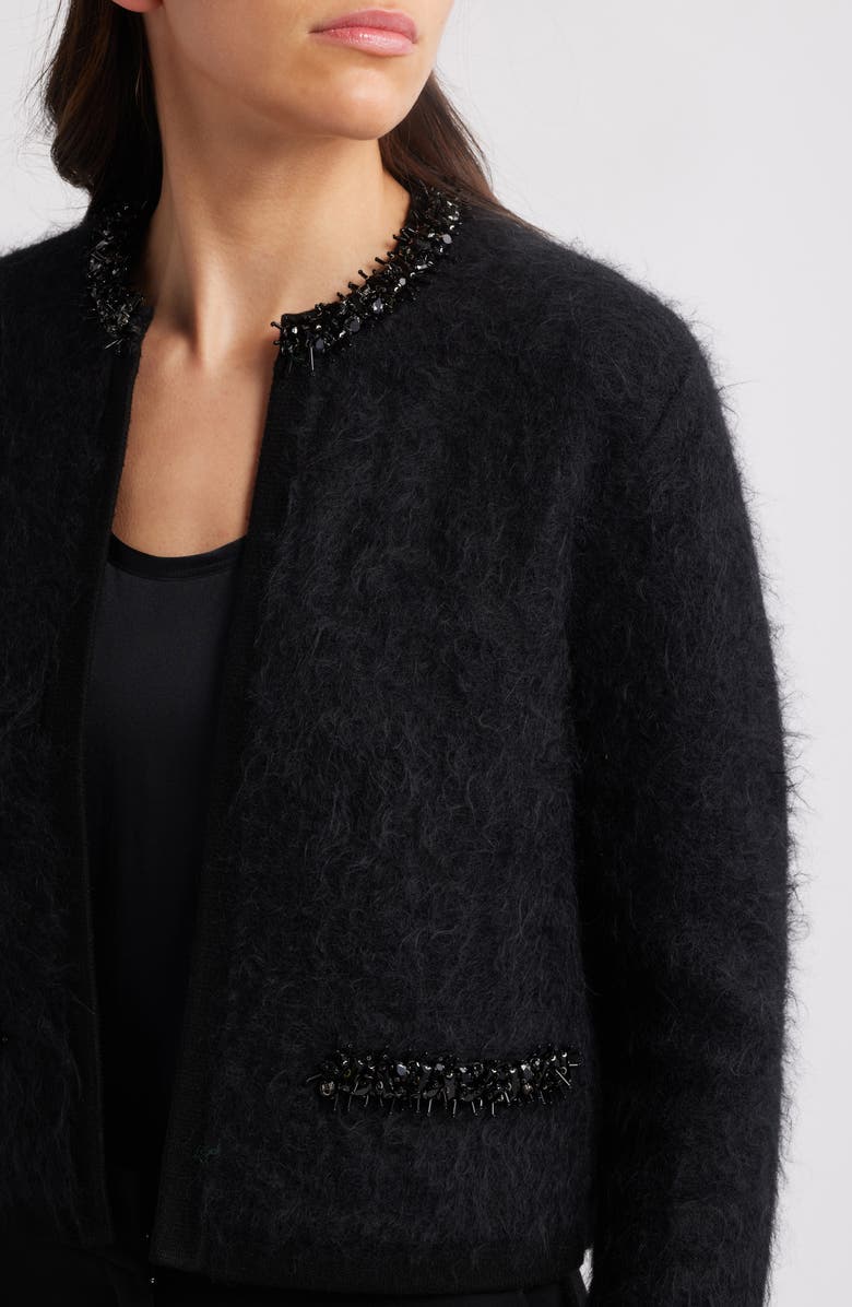 KOBI HALPERIN Madeline Embellished Alpaca Blend Cardigan, Alternate, color,