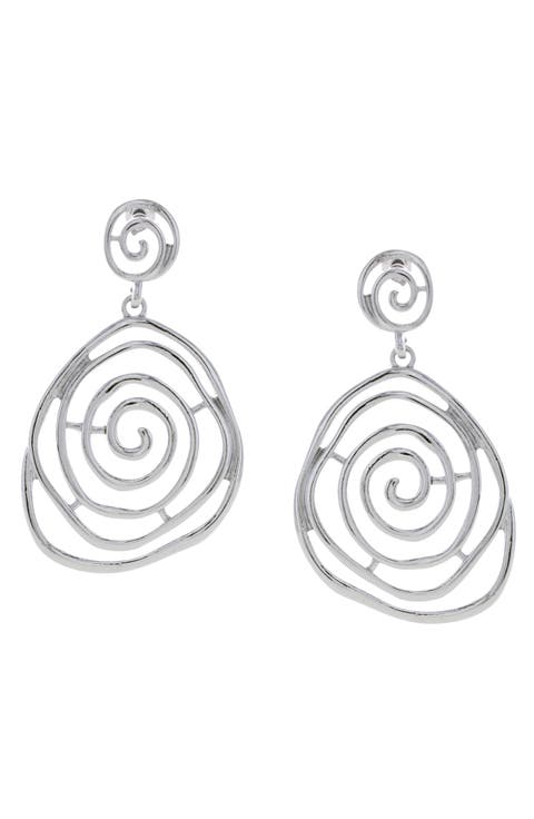 Spiral Swirl Earrings