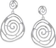 OLIVIA WELLES Spiral Swirl Earrings