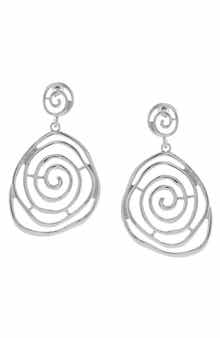 OLIVIA WELLES Spiral Swirl Earrings