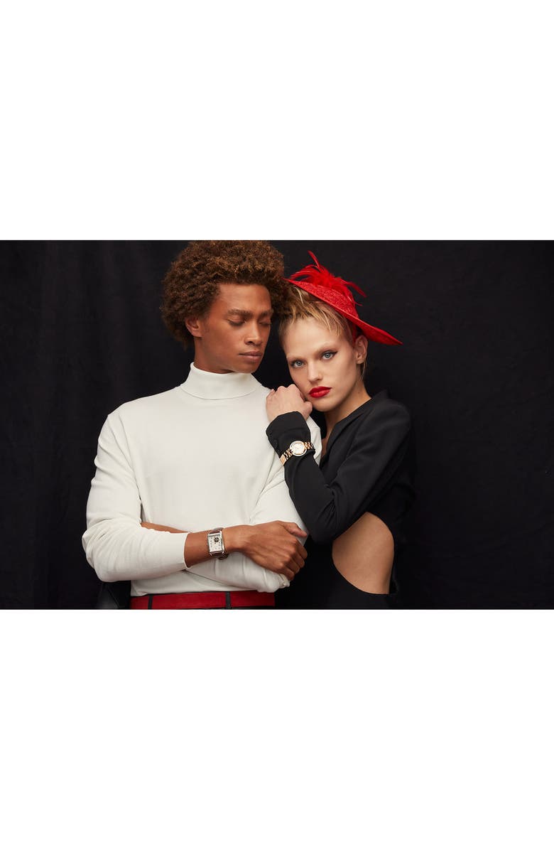 BULOVA Sutton Automatic Leather Strap Watch, 33mm, Alternate, color, Silver-Tone