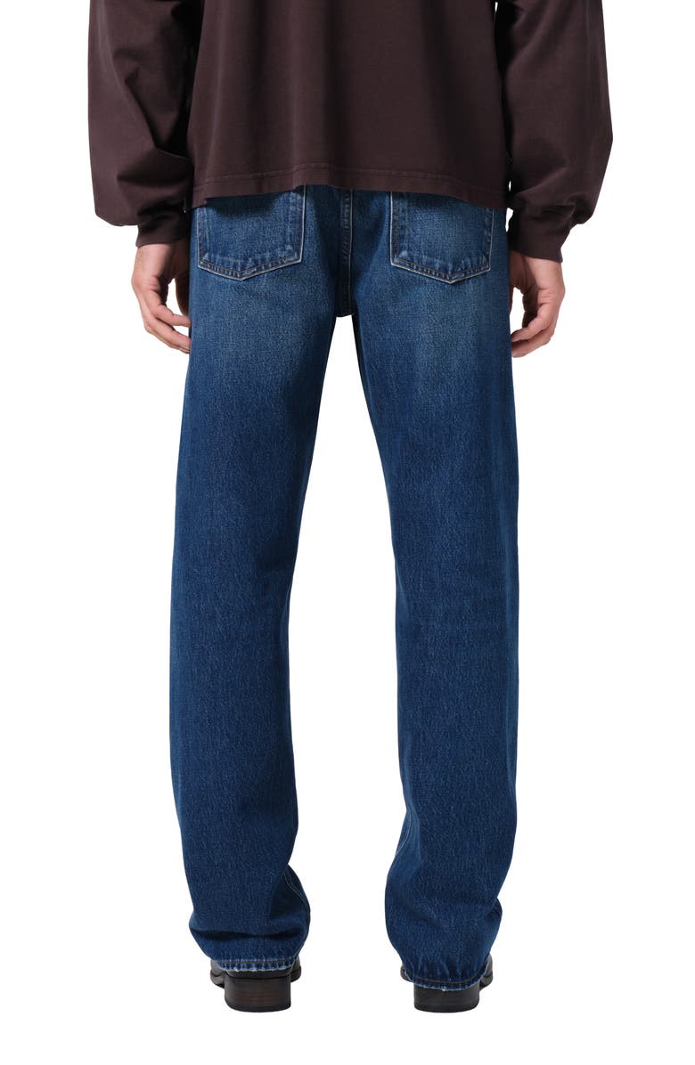 AGOLDE '90s Mid Rise Relaxed Straight Leg Jeans, Alternate, color, Dark Indigo