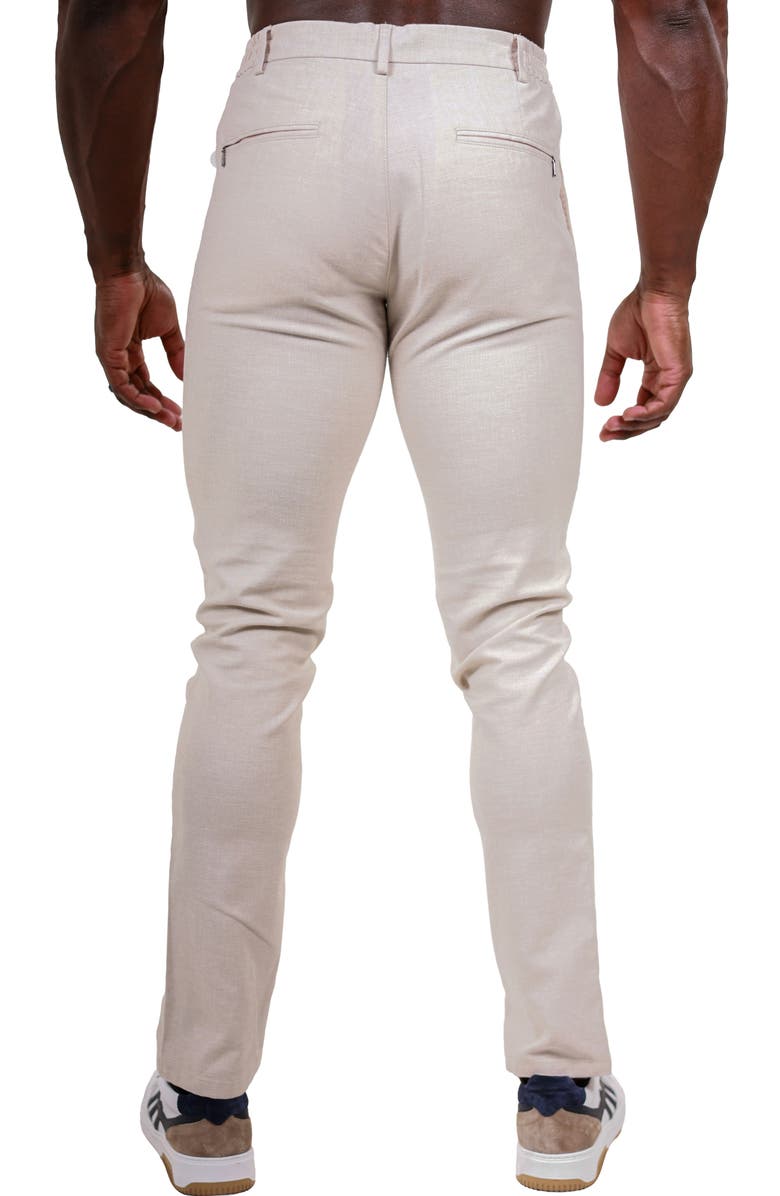 Maceoo Marthyr Tapered Leg Drawstring Pants, Alternate, color, White