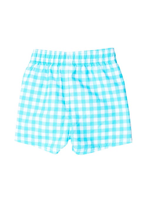 Ruggedbutts Baby/toddler Boys Upf50+ Gingham Swim Trunks