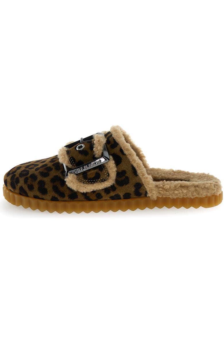 Voile Blanche Fredrik Faux Shearling Mule, Alternate, color, Brown