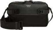 FERRAGAMO Twins Mixed Media Leather & Nylon Shoulder Bag