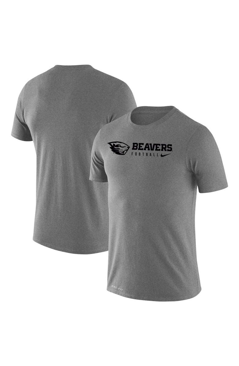 Nike Men's Nike Heather Gray Oregon State Beavers Changeover Legend T-Shirt, Main, color, 