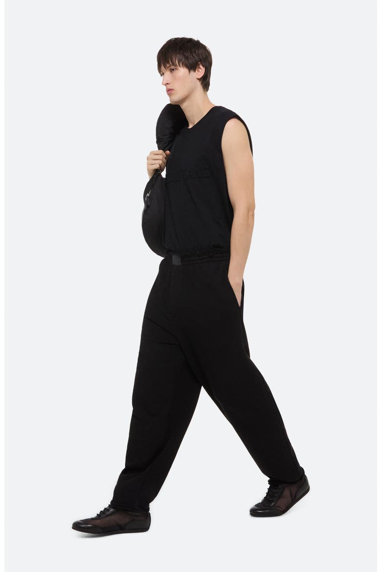 Minimal Plush Sweatpants, Alternate, color, BLACK - 001